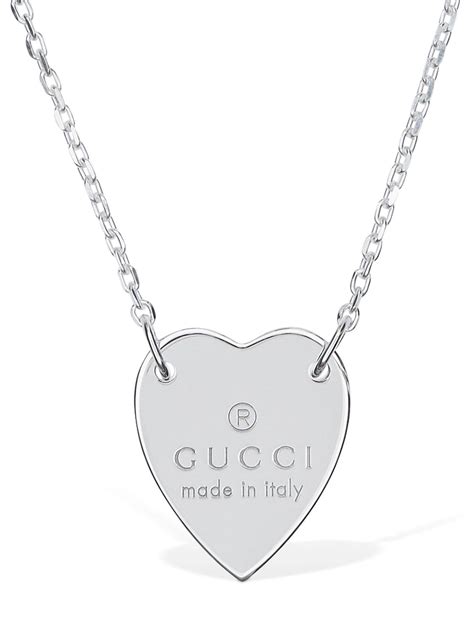 collana gucci cuore gucci|Gucci Collana GG Con Ciondolo a Cuore .